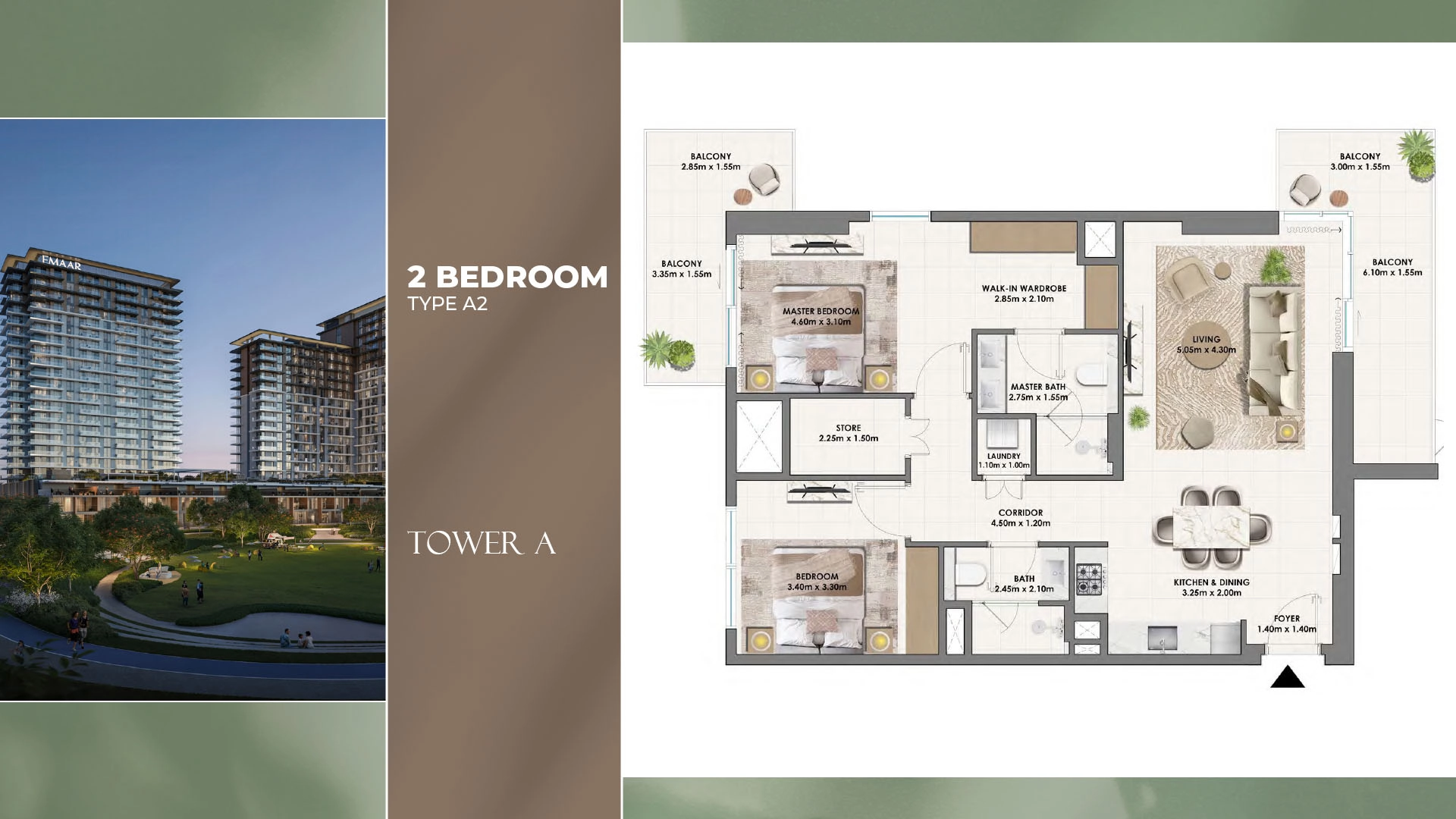 2 BR - Type B